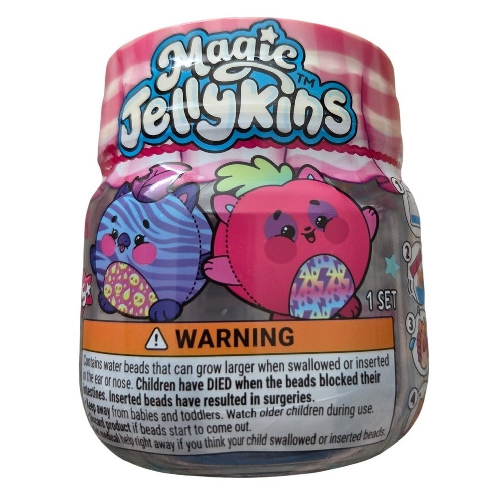 Spin Master Magic Jellykins Toy Kids OS Pink New Mystery Surprise Jar Reveal